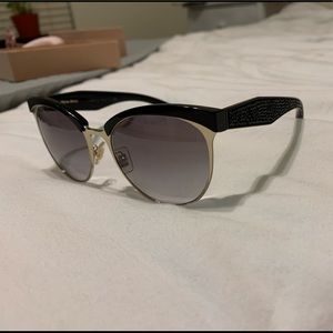 Miu Miu sunglasses with black Swarovski crystals